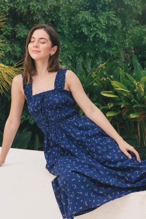 Elodie in Moonlit Field