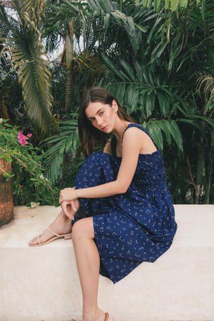 Elodie in Moonlit Field