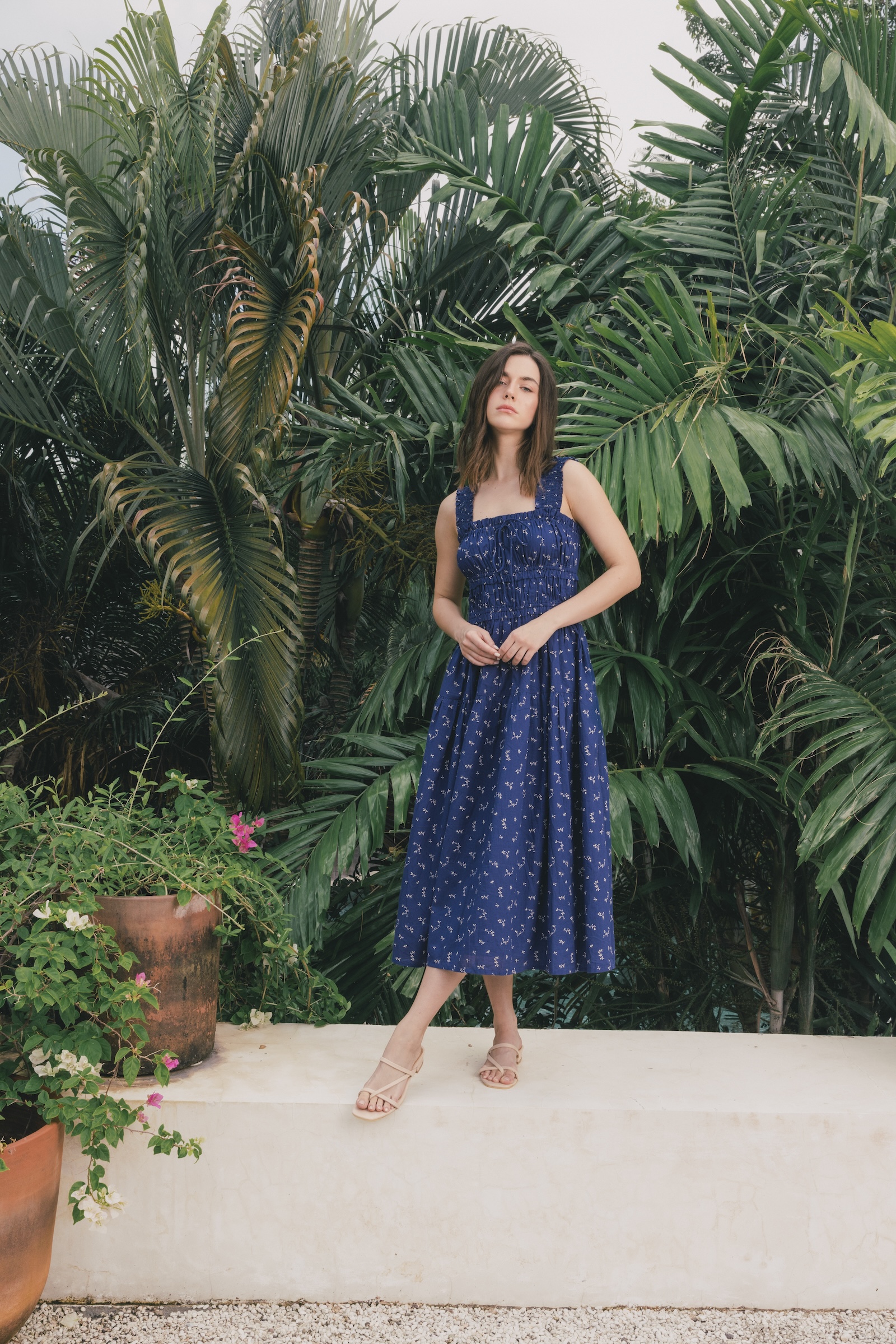 Elodie in Moonlit Field