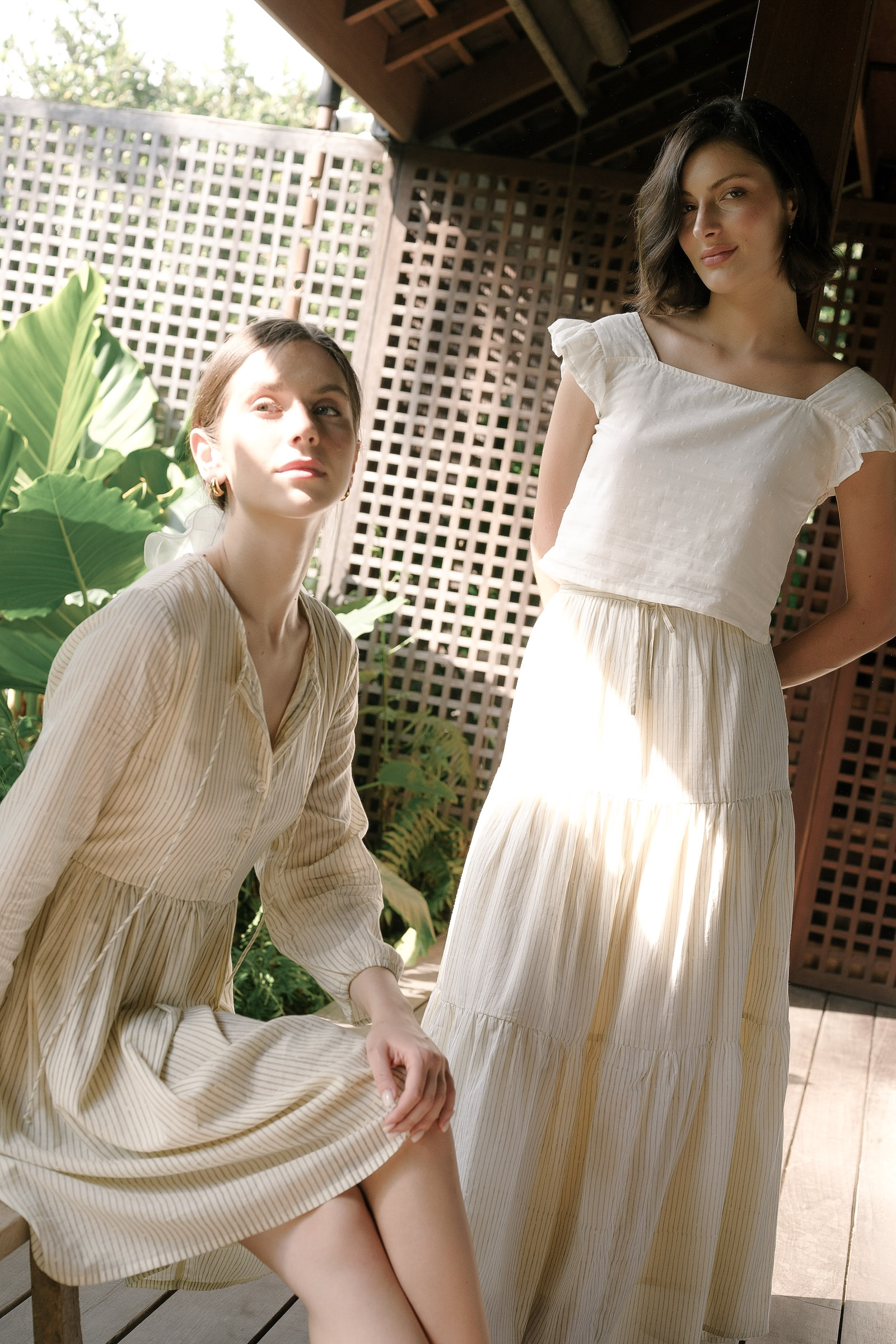 Corin in Ash Stripes