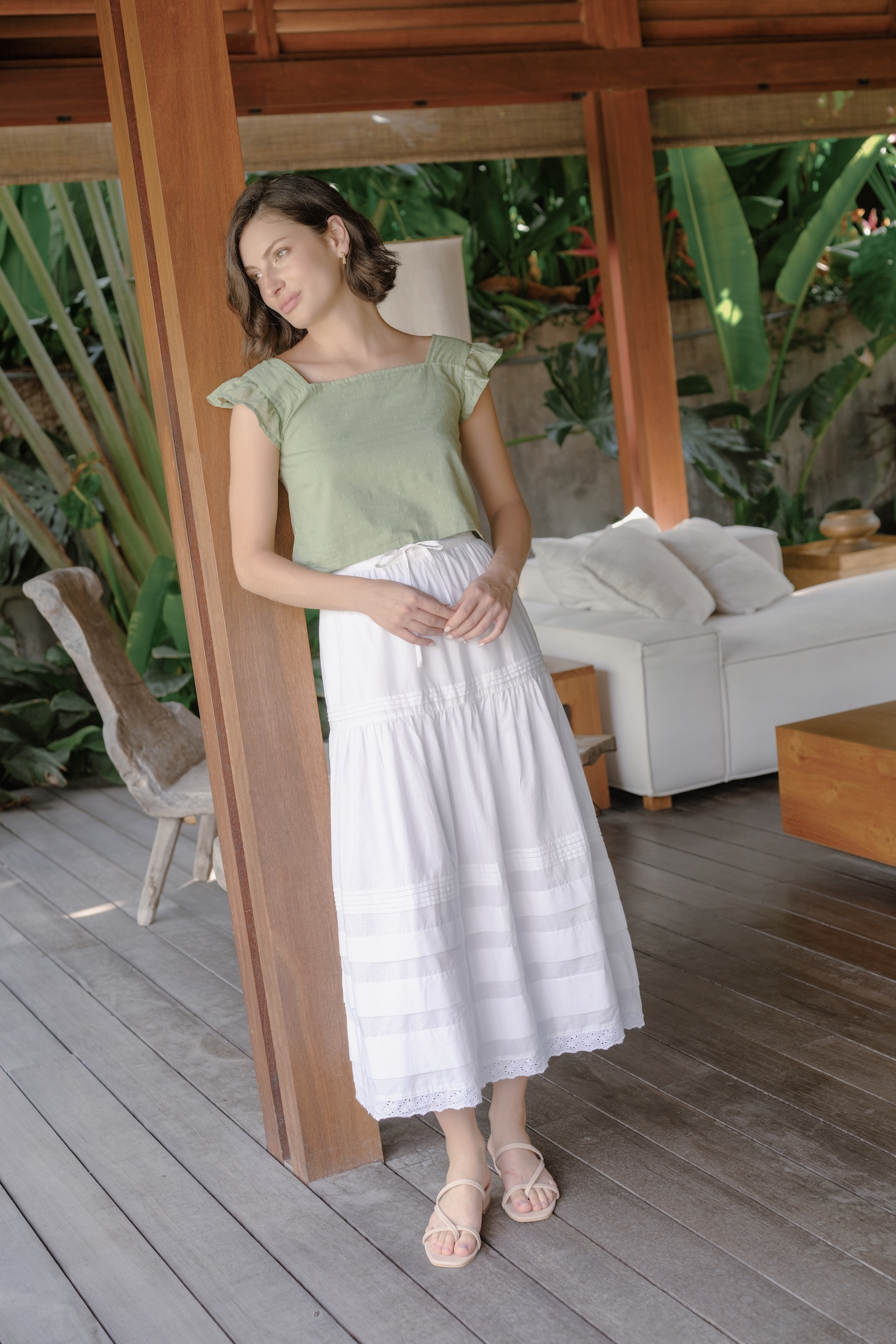 Vienne Skirt in Cloud