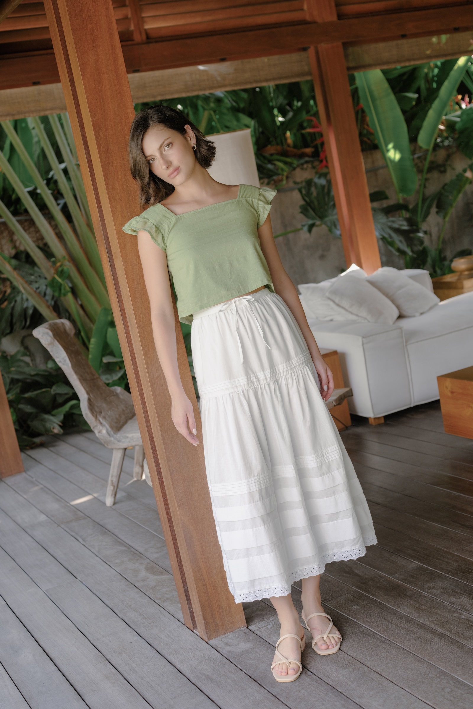 Vienne Skirt in Cloud