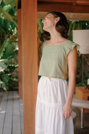Vienne Skirt in Cloud
